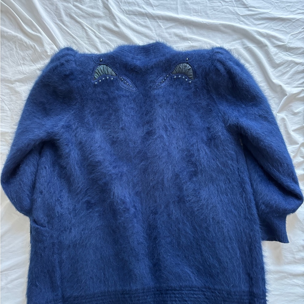 Vintage chunky fluffy angora vest - Picture 10 of 10